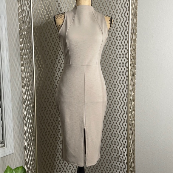 Bodycon mock-neck dress - Picture 1 of 3
